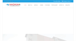 Desktop Screenshot of magnum-india.com